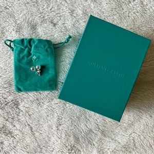 Brilliant Earth sterling silver earrings. Brand new- never worn